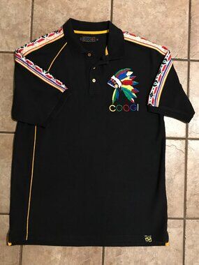 Men's Coogi Short Sleeve Polo Shirt-Size XL